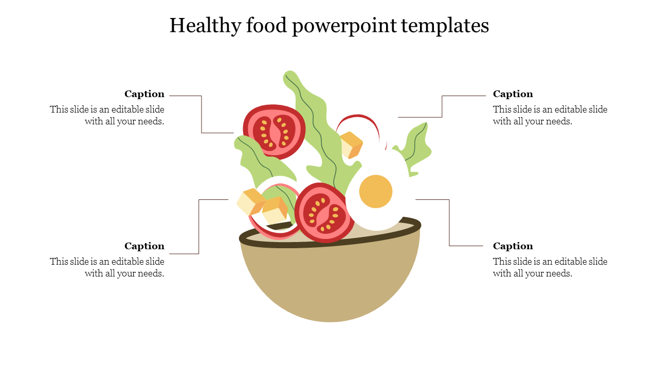 Healthy food powerpoint templates